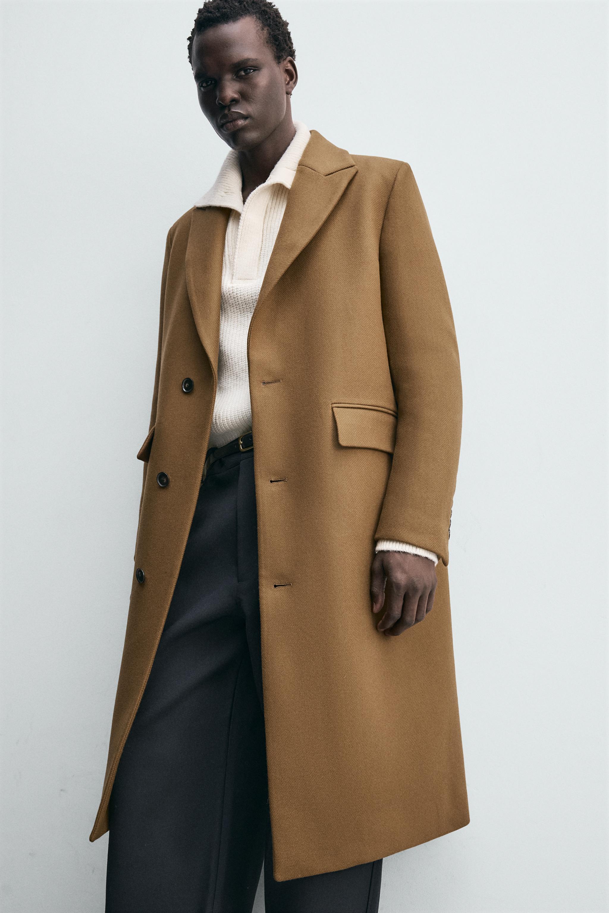MANTEAU STRUCTURÉ MÉLANGE LAINE